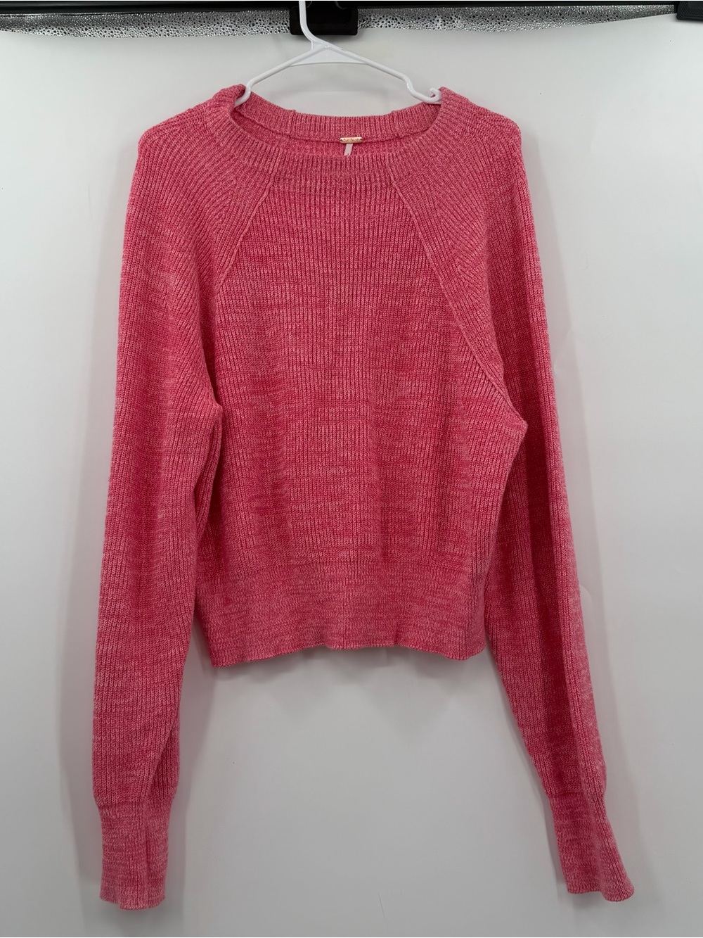 Free people pink sweater medium
